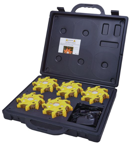 Imagen de SET 5 BALIZAS EMERGENCIA AMARILLAS